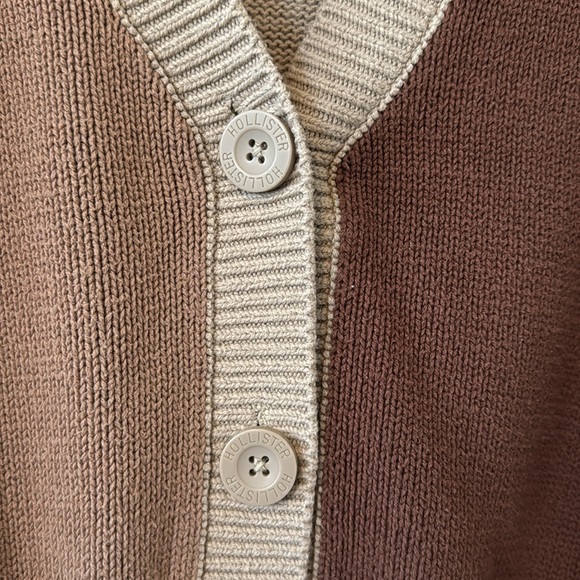 Cropped color block cardigan - Picture 3 of 4